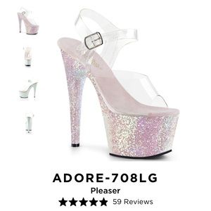 Pleaser Adore Sparkly Heels